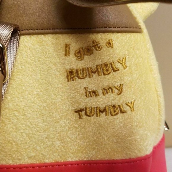Loungefly Disney Winnie The Pooh Hunny Tummy Soft Touch Mini Backpack NEW main image 11